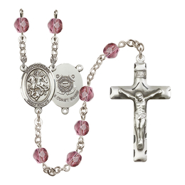 Saint George / Coast Guard<br>R6013-8040--3 6mm Rosary<br>Available in 12 colors
