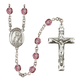 Saint Lucia of Syracuse<br>R6013-8065 6mm Rosary<br>Available in 12 colors