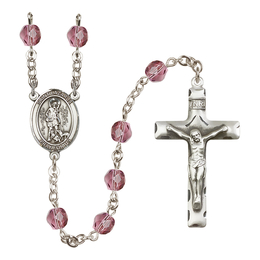 Saint Lazarus<br>R6013-8066 6mm Rosary<br>Available in 12 colors