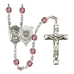 Saint Michael / Coast Guard<br>R6013-8076--3 6mm Rosary<br>Available in 12 colors