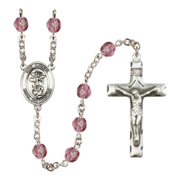 San Miguel Arcangel<br>R6013-8076SP 6mm Rosary<br>Available in 12 colors
