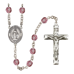 Virgen Milagrosa<br>R6013-8078SP 6mm Rosary<br>Available in 12 colors