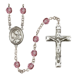 Saint Rose of Lima<br>R6013-8095 6mm Rosary<br>Available in 12 colors