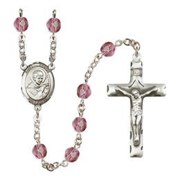 Saint Robert Bellarmine<br>R6013-8096 6mm Rosary<br>Available in 12 colors
