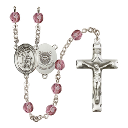 Guardian Angel/Coast Guard<br>R6013-8118--3 6mm Rosary<br>Available in 12 colors