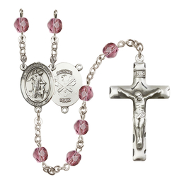 Guardian Angel / Nat'l Guard<br>R6013-8118--5 6mm Rosary<br>Available in 12 colors