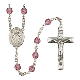 Saint Sebastian/Wrestling<br>R6013-8171 6mm Rosary<br>Available in 12 colors