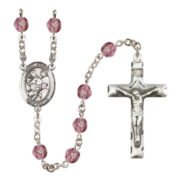 Saint Cecilia / Marching Band<br>R6013-8179 6mm Rosary<br>Available in 12 colors