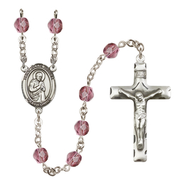 Saint Isaac Jogues<br>R6013-8212 6mm Rosary<br>Available in 12 colors