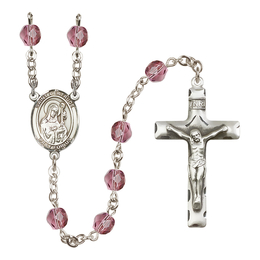 Saint Gertrude of Nivelles<br>R6013-8219 6mm Rosary<br>Available in 12 colors