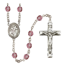 Saint Bernard of Clairvaux<br>R6013-8233 6mm Rosary<br>Available in 12 colors