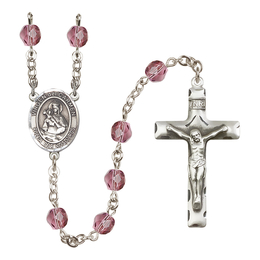 Virgen del Carmen<br>R6013-8243SP 6mm Rosary<br>Available in 12 colors