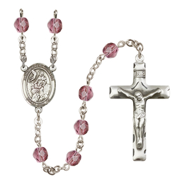 Saint Peter Nolasco<br>R6013-8291 6mm Rosary<br>Available in 12 colors