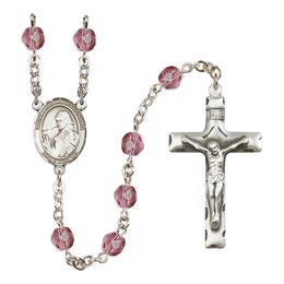 Saint Finnian of Clonard<br>R6013-8308 6mm Rosary<br>Available in 12 colors