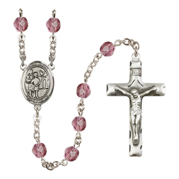 Saint Vitus<br>R6013-8368 6mm Rosary<br>Available in 12 colors