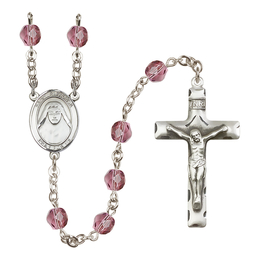 Saint Alphonsa of India<br>R6013-8406 6mm Rosary<br>Available in 12 colors