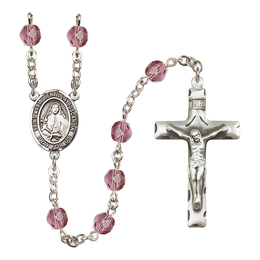 Saint Maria Bertilla Boscardin<br>R6013-8428 6mm Rosary<br>Available in 12 colors
