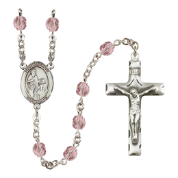 Saint Zachary<br>R6013-8116 6mm Rosary<br>Available in 12 colors