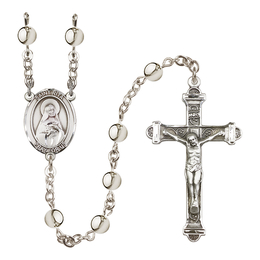Saint Rita of Cascia/Baseball<br>R6014-8181 6mm Rosary