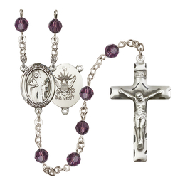 Saint Brendan the Navigator/Navy<br>R9400-8018--6 6mm Rosary<br>Available in 12 colors