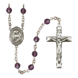Saint Catherine Laboure<br>R9400-8021 6mm Rosary<br>Available in 12 colors