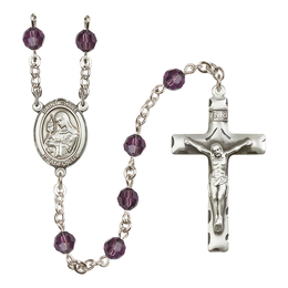 Saint Clare of Assisi<br>R9400-8028 6mm Rosary<br>Available in 12 colors