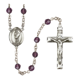 Saint Florian<br>R9400-8034 6mm Rosary<br>Available in 12 colors