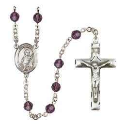 Saint Lucia of Syracuse<br>R9400-8065 6mm Rosary<br>Available in 12 colors
