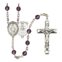 Miraculous<br>R9400-8078 6mm Rosary<br>Available in 12 colors