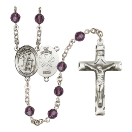 Guardian Angel / Nat'l Guard<br>R9400-8118--5 6mm Rosary<br>Available in 12 colors