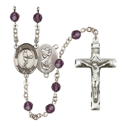 Saint Christopher/Tennis<br>R9400-8156 6mm Rosary<br>Available in 12 colors