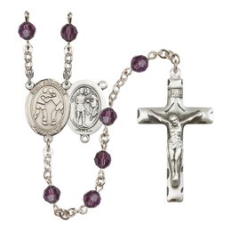 Saint Sebastian/Wrestling<br>R9400-8171 6mm Rosary<br>Available in 12 colors