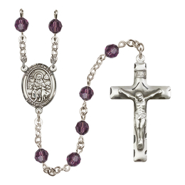 Saint Germaine Cousin<br>R9400-8211 6mm Rosary<br>Available in 12 colors