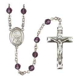 Saint Gianna Beretta Molla<br>R9400-8322 6mm Rosary<br>Available in 12 colors