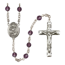 Saint Vitus<br>R9400-8368 6mm Rosary<br>Available in 12 colors