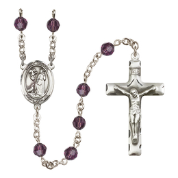 Saint Rocco<br>R9400-8377 6mm Rosary<br>Available in 12 colors
