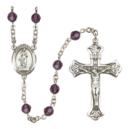 Saint Barbara<br>R9401-8006 6mm Rosary<br>Available in 12 colors