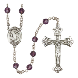 Saint Cecilia<br>R9401-8016 6mm Rosary<br>Available in 12 colors