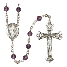Saint Genevieve<br>R9401-8041 6mm Rosary<br>Available in 12 colors