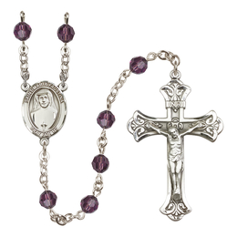Saint Maria Faustina<br>R9401-8069 6mm Rosary<br>Available in 12 colors
