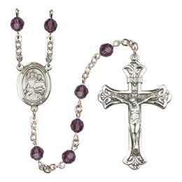 Saint Raphael the Archangel<br>R9401-8092 6mm Rosary<br>Available in 12 colors