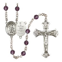 Guardian Angel / Army<br>R9401-8118--2 6mm Rosary<br>Available in 12 colors