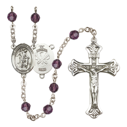 Guardian Angel / Nat'l Guard<br>R9401-8118--5 6mm Rosary<br>Available in 12 colors