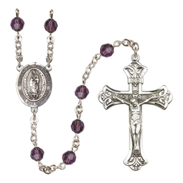 Virgen de Guadalupe<br>R9401-8206SP 6mm Rosary<br>Available in 12 colors