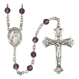 Saint Catherine of Alexandria<br>R9401-8343 6mm Rosary<br>Available in 12 colors