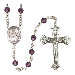 Saint Gerald<br>R9401-8404 6mm Rosary<br>Available in 12 colors