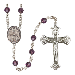 Saint Medard of Noyon<br>R9401-8444 6mm Rosary<br>Available in 12 colors