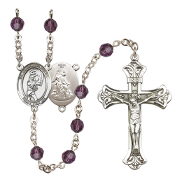 Guardian Angel/Softball<br>R9401-8707 6mm Rosary<br>Available in 12 colors