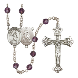 Guardian Angel/Track&Field-Men<br>R9401-8709 6mm Rosary<br>Available in 12 colors