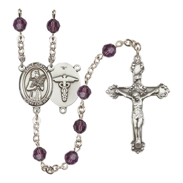 Saint Agatha / Nurse<br>R9402-8003--9 6mm Rosary<br>Available in 12 colors